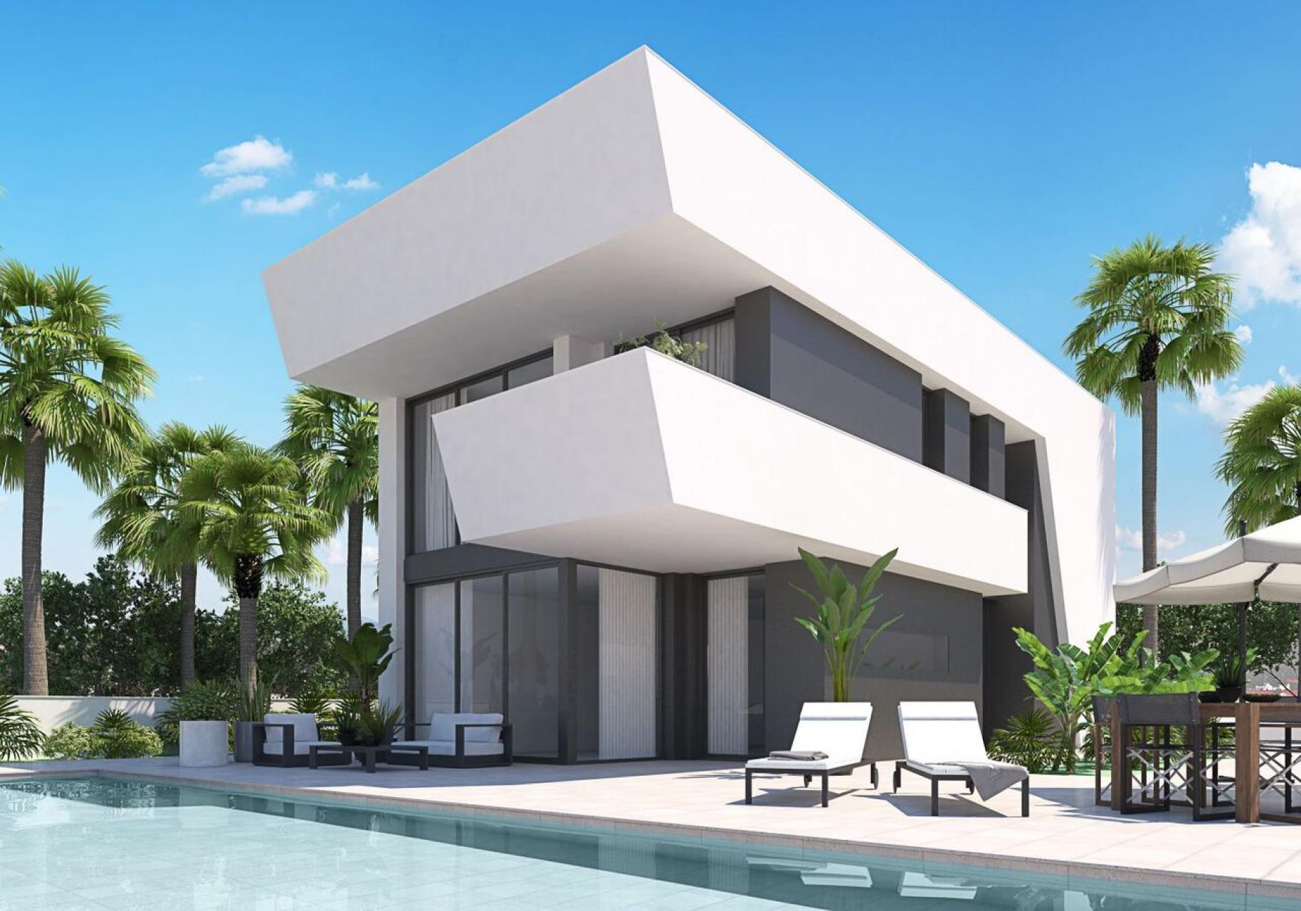 New build - detached villa - beach El Pinet - Rentablanca
