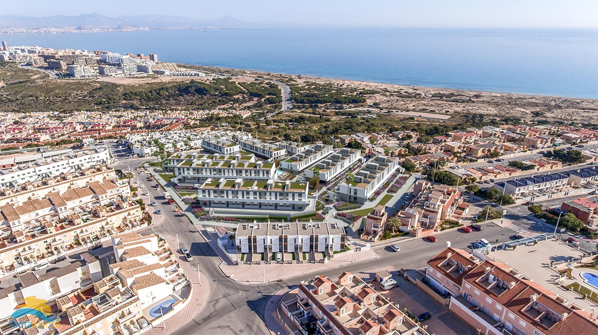 Nieuwbouw - zeezicht appartementen 2/3 slkmr - Gran Alacant  - Rentablanca