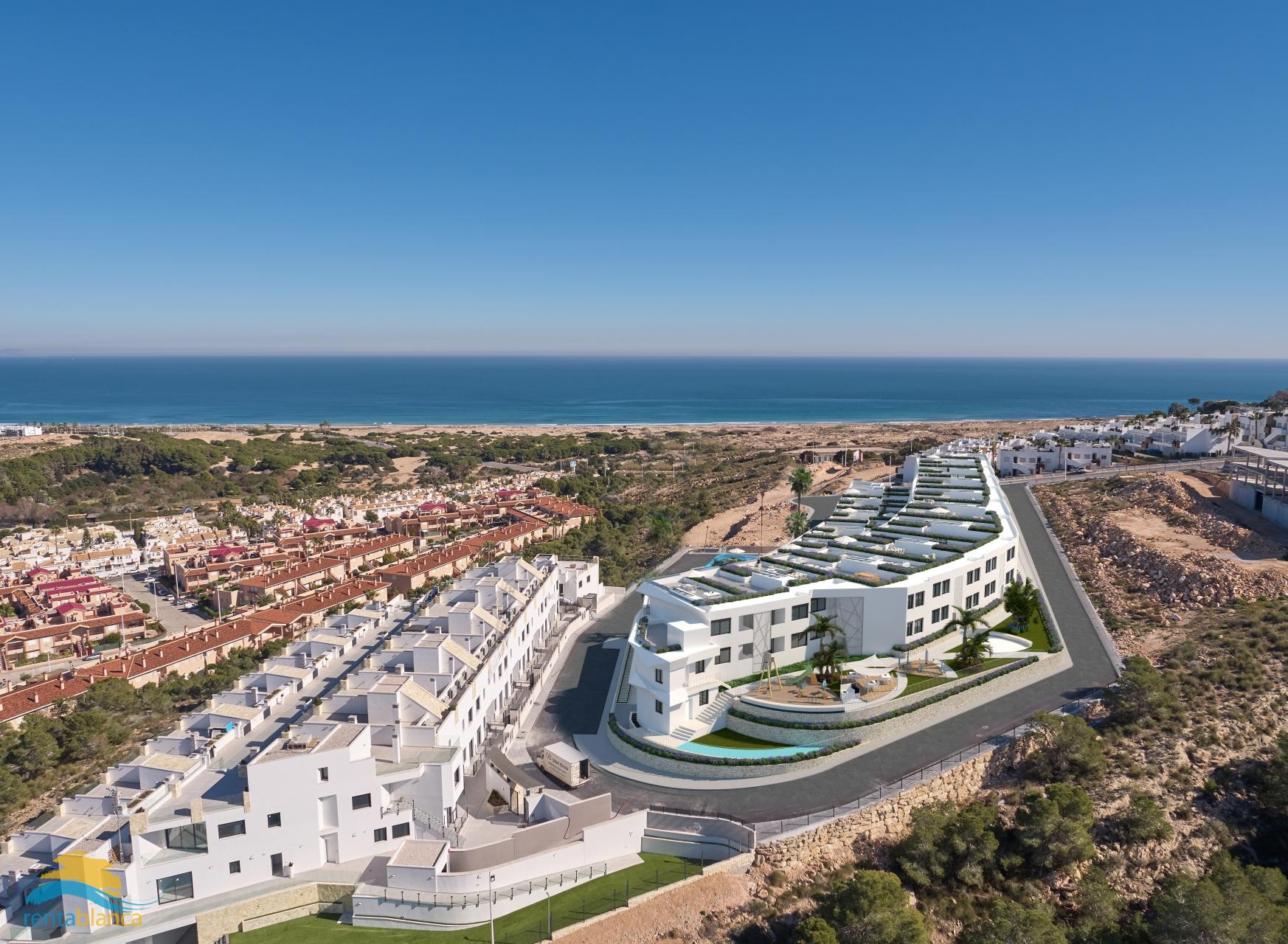 New build - residential complex 76 apartments - Gran Alacant  - Rentablanca