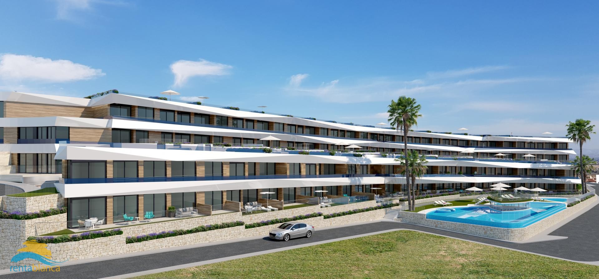 New build - residential complex 76 apartments - Gran Alacant  - Rentablanca