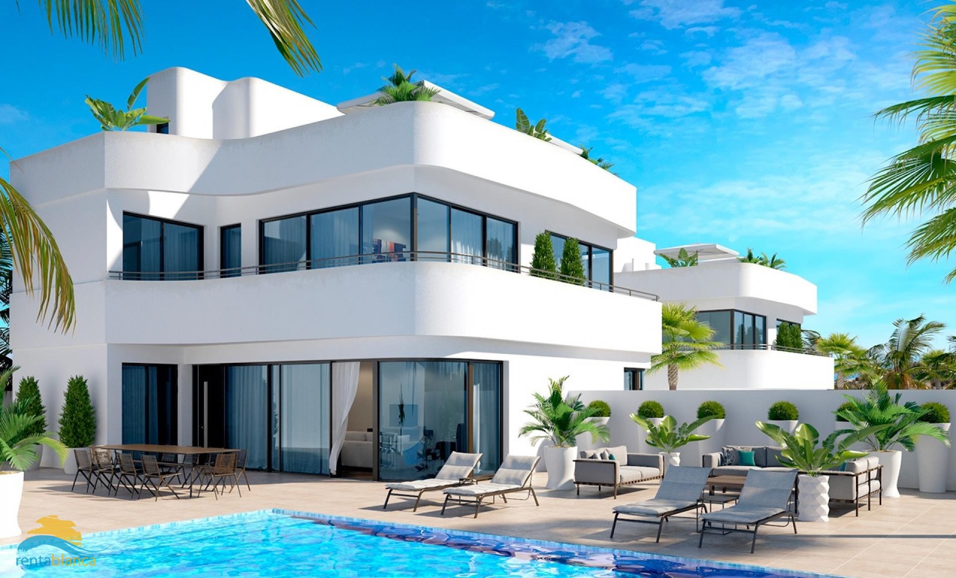 New build - modern detached villa - La Marina Urb. - Rentablanca