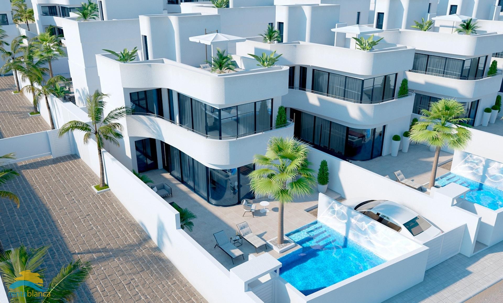 New build - modern detached villa - La Marina Urb. - Rentablanca