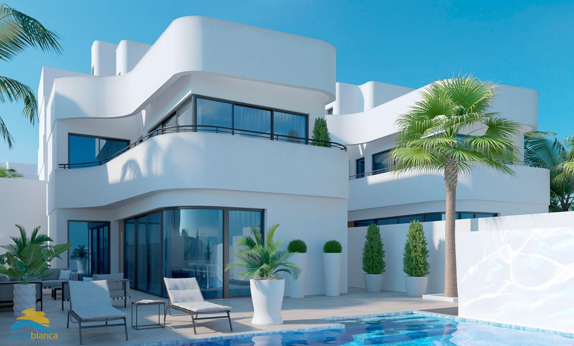 New build - modern detached villa - La Marina Urb. - Rentablanca